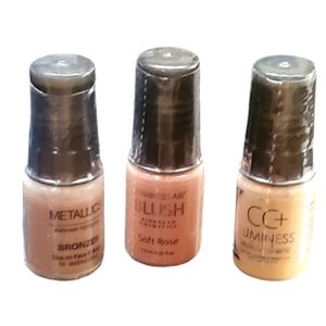 New Luminess Air Trio .25 fl oz; Bronzer, Soft Rose Blush, Lt. Beige concealer
